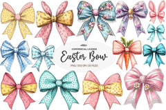 Easter Bow Clipart Bundle 2 - CraftNest - Digital Crafting and Art