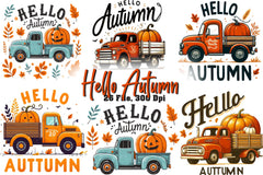 Hello Autumn Clipart Bundle - CraftNest - Digital Crafting and Art