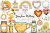 Sunshine & Love Mothers Day Clipart Bundle