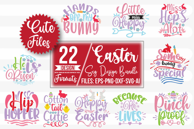 Easter SVG Bundle 12 - CraftNest - Digital Crafting and Art