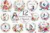 Happy Mother'S Day Floral Clipart Bundle