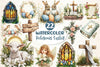 Antique Religious Easter Clipart Bundle 3