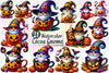Halloween Cocoa Gnome Clipart Bundle