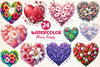 Flower Hearts Valentine Day Clip Art Clipart Bundle