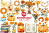 Fall Marigold Clipart Bundle