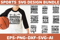 Sports SVG Bundle - CraftNest - Digital Crafting and Art
