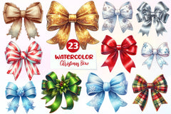 Christmas Bow Clipart Bundle 1 - CraftNest - Digital Crafting and Art