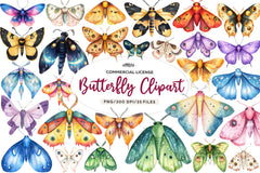 Butterfly Clipart Bundle 5 - CraftNest - Digital Crafting and Art