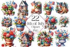 4th Of July Clipart Bundle 2 - CraftNest - Digital Crafting and Art