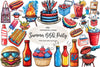 Summer BBQ Party Clipart Bundle
