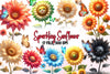Sparkling Sunflower Clipart Bundle
