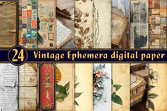 Vintage Ephemera Junk Journals - CraftNest - Digital Crafting and Art