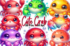 Crab Clipart Bundle - CraftNest - Digital Crafting and Art