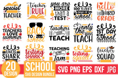 School SVG Bundle 7 - CraftNest - Digital Crafting and Art