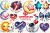Celestial Valentine Clipart Bundle