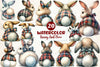Bunny Back View Clipart Bundle