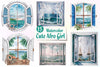 Vintage Nautical Window Clipart Bundle