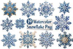 Snowflake Clipart Bundle 1 - CraftNest - Digital Crafting and Art