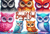 Bright Owl Clipart Bundle