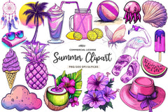 Summer Clipart Bundle 1 - CraftNest - Digital Crafting and Art