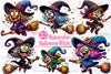 Halloween Witch Clipart Bundle 2
