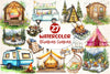Glamping Camping Clipart Bundle