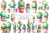 Cute Cactus Clipart Bundle