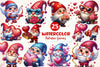Valentine Gnomes Clipart Bundle