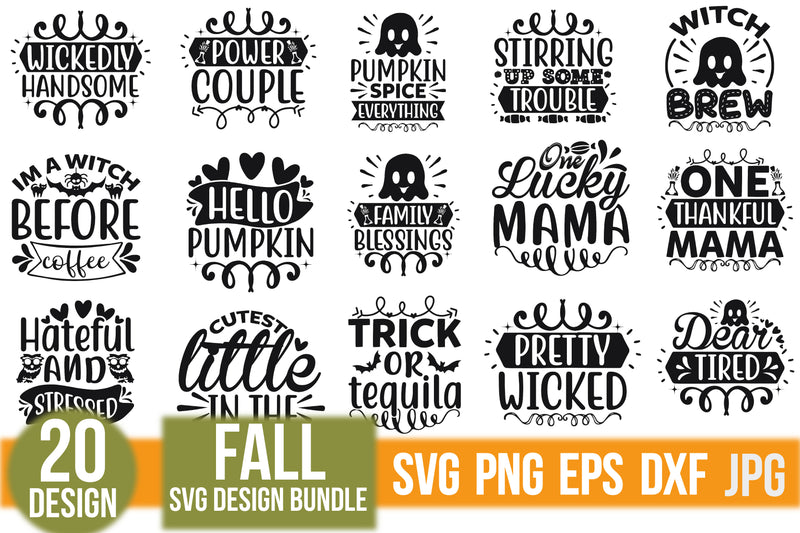 Fall SVG Bundle 7 - CraftNest - Digital Crafting and Art