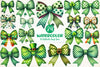 St Patricks Day Bow Clipart Bundle
