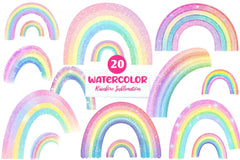 Rainbow Clipart Bundle - CraftNest - Digital Crafting and Art