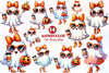 Cute Funny Ghost Cute Halloween Clipart Bundle