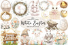 Neutral White Easter Clipart Bundle 2