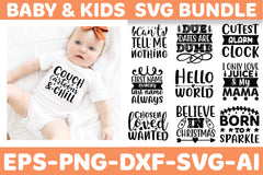 Baby & Kids SVG Bundle 1 - CraftNest - Digital Crafting and Art