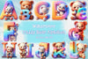 Teddy Bear Alphabet Clipart Bundle