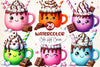 Cute Hot Cocoa Clipart Bundle 2
