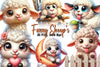 Sheep Funny Sheep'S Clipart Bundle