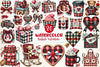 Valentines Buffalo Plaid Clipart Bundle