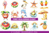 Funny Hello Summer Clipart Bundle