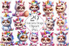 Unicorn Costume For Dogs Clipart Bundle