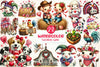 Valentine Farm Clipart Bundle