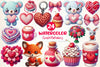 Crochet Valentine's Day Clipart Bundle
