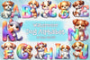 Dog Alphabet Clipart Bundle