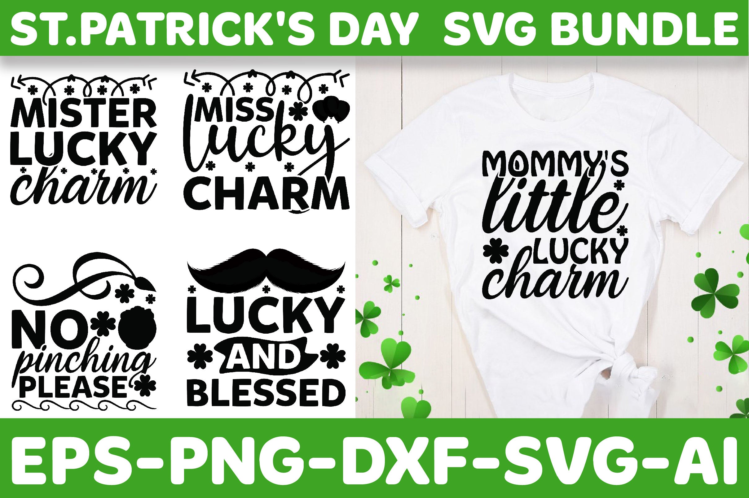 St Patrick's Day SVG Bundle 8 - CraftNest - Digital Crafting and Art