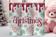 3D Christmas Inflated Tumbler Bundle 2 - CraftNest - Digital Crafting and Art