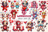 Valentine's Day Voodoo Doll Clipart Bundle 2