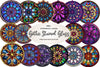 Gothic Rose Window Stained Glass Clipart Bundle