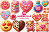 Valentine Cookies Clipart Bundle