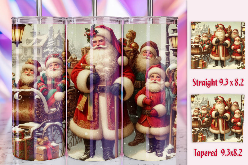 Christmas Santa Tumbler Bundle 2 - CraftNest - Digital Crafting and Art