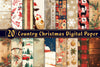 Country Christmas Digital Paper